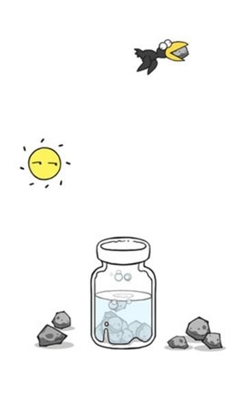 乌鸦喝水