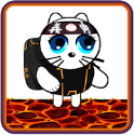 Kitty Ninja over lava(忍者挑战跳跃)