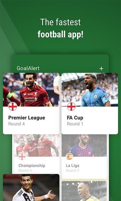 GoalAlert Football Live Scores Fixtures Results足球比分直播结果手机