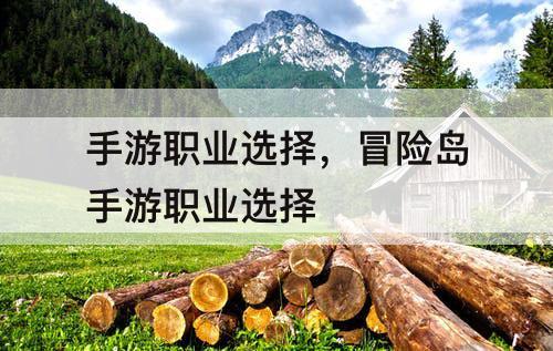 手游职业选择，冒险岛手游职业选择