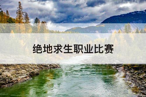 绝地求生职业比赛