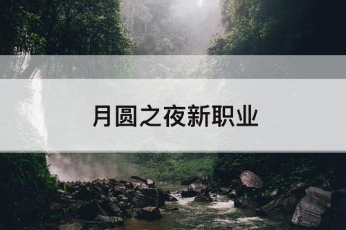 月圆之夜新职业