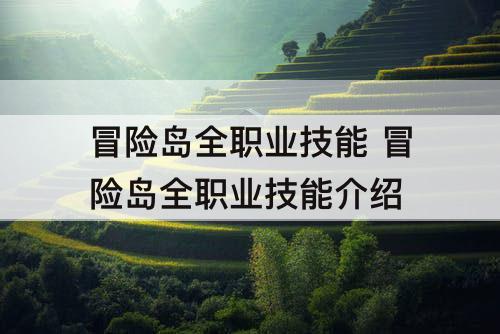 冒险岛全职业技能 冒险岛全职业技能介绍