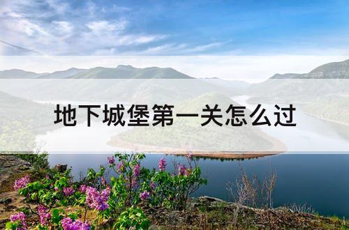 地下城堡第一关怎么过