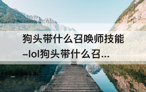 狗头带什么召唤师技能-lol狗头带什么召唤师技能