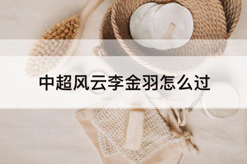 中超风云李金羽怎么过