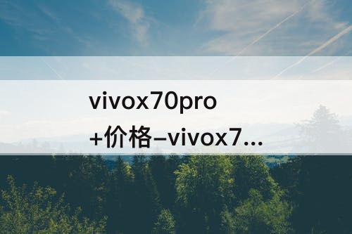 vivox70pro+价格-vivox70pro+价格星云