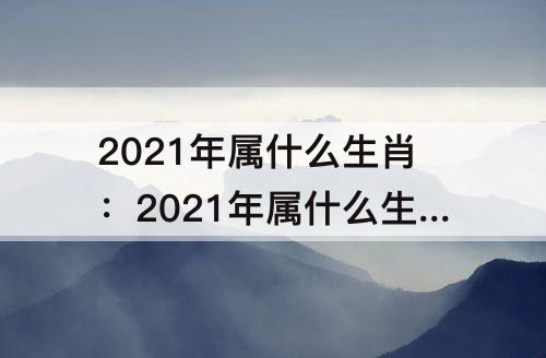 2021年属什么生肖：2021年属什么生肖的宝宝