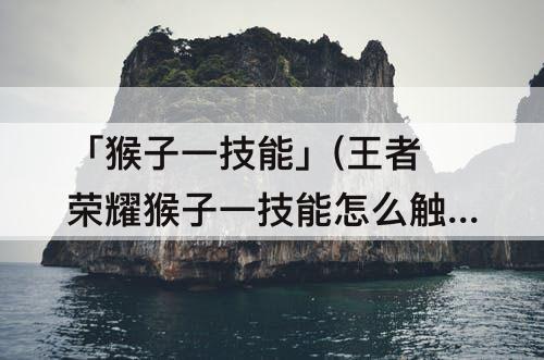 「猴子一技能」(王者荣耀猴子一技能怎么触发护盾)