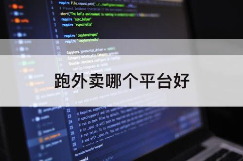 跑外卖哪个平台好