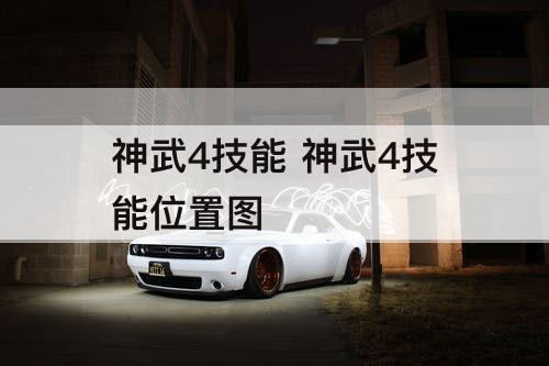 神武4技能 神武4技能位置图