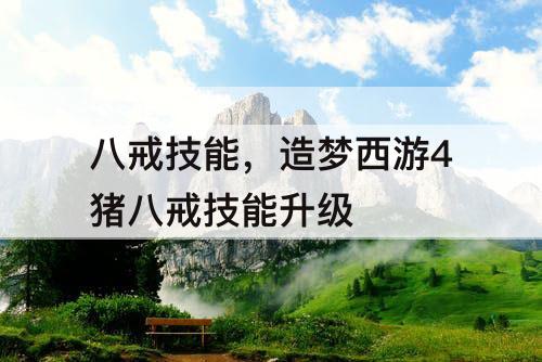 八戒技能，造梦西游4猪八戒技能升级