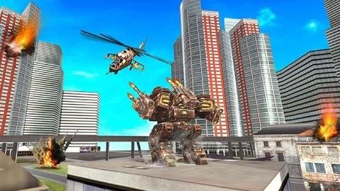 武装直升机机器人模拟器截图