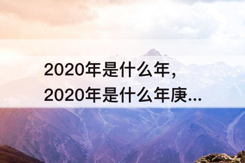 2020年是什么年，2020年是什么年庚子鼠年