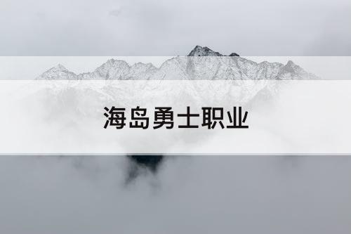 海岛勇士职业