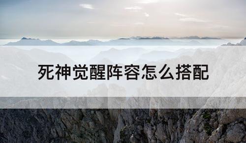 死神觉醒阵容怎么搭配
