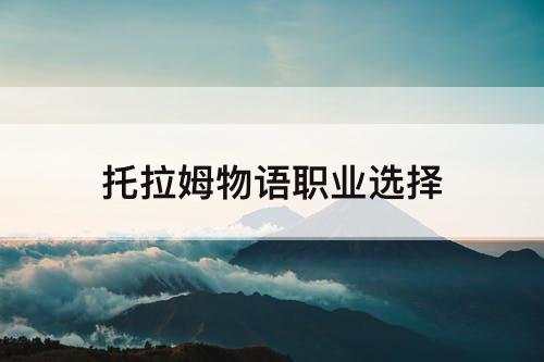 托拉姆物语职业选择