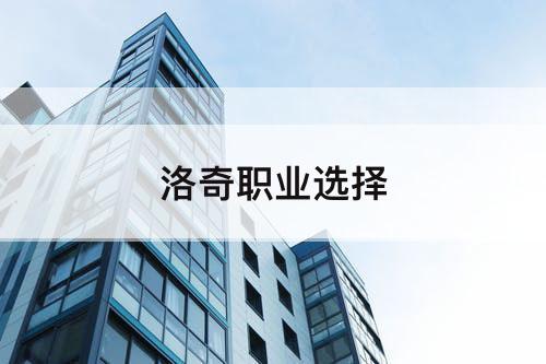 洛奇职业选择
