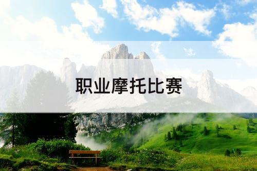 职业摩托比赛
