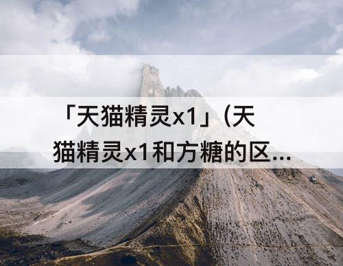 「天猫精灵x1」(天猫精灵x1和方糖的区别怎么联网)