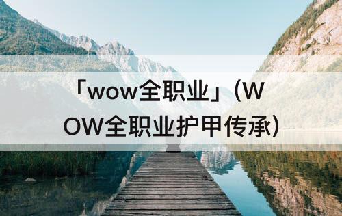 「wow全职业」(WOW全职业护甲传承)