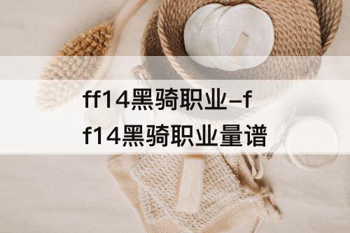 ff14黑骑职业-ff14黑骑职业量谱