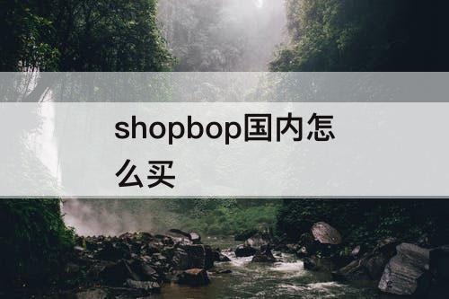shopbop国内怎么买