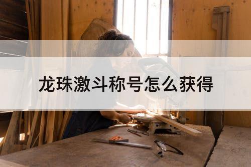 龙珠激斗称号怎么获得
