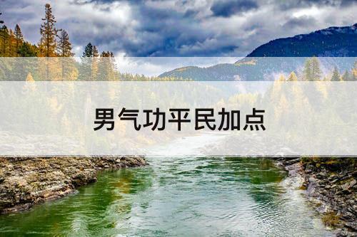 男气功平民加点
