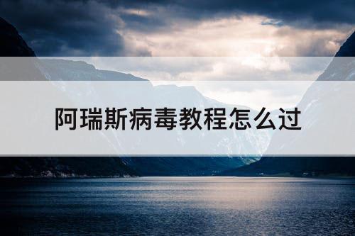 阿瑞斯病毒教程怎么过