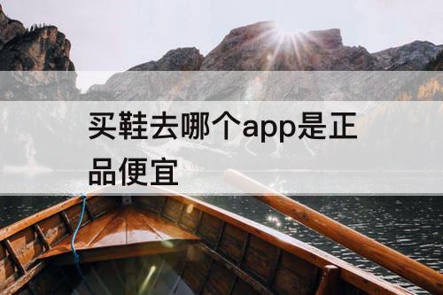 买鞋去哪个app是正品便宜