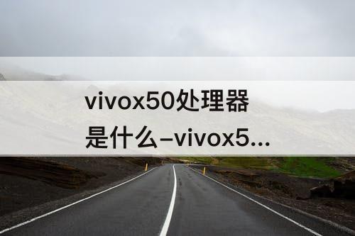 vivox50处理器是什么-vivox50处理器是什么处理器