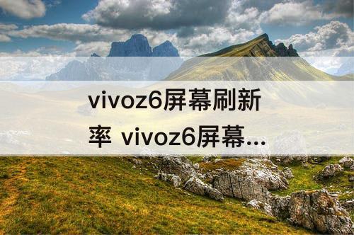 vivoz6屏幕刷新率 vivoz6屏幕刷新率是多少hz