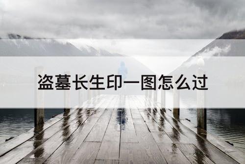 盗墓长生印一图怎么过