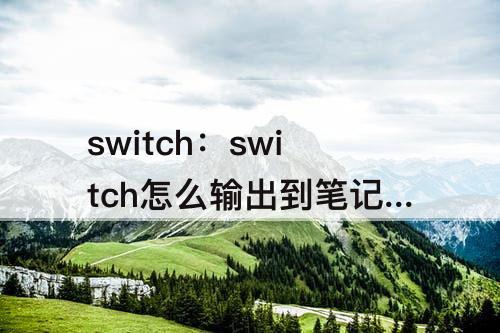 switch：switch怎么输出到笔记本