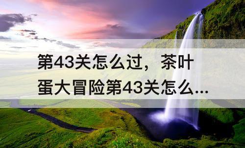 第43关怎么过，茶叶蛋大冒险第43关怎么过攻略教程