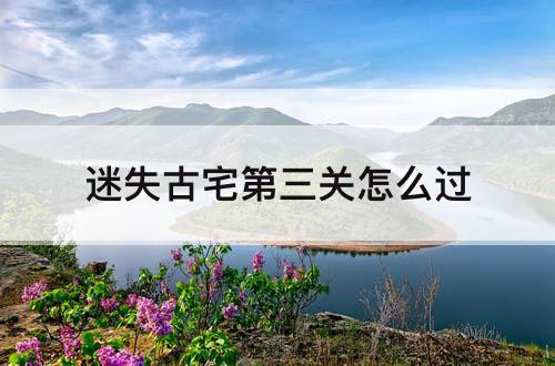 迷失古宅第三关怎么过