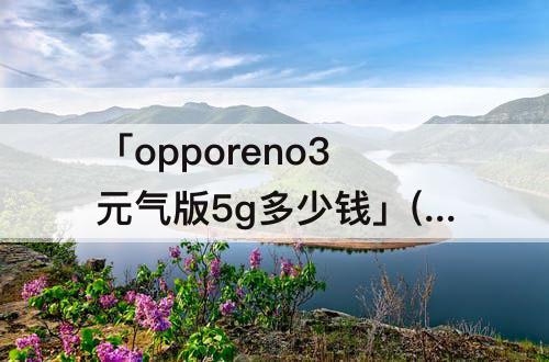 「opporeno3元气版5g多少钱」(opporeno3元气版5g多少钱如何)