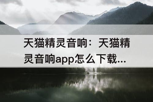 天猫精灵音响：天猫精灵音响app怎么下载不了