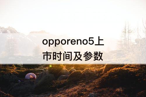 opporeno5上市时间及参数