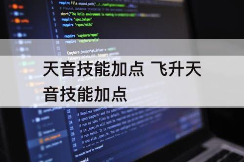 天音技能加点 飞升天音技能加点