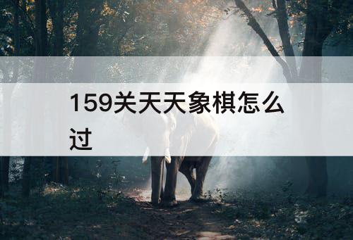 159关天天象棋怎么过