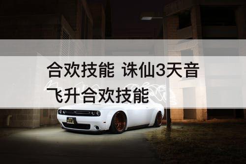 合欢技能 诛仙3天音飞升合欢技能