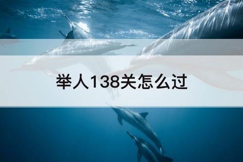 举人138关怎么过