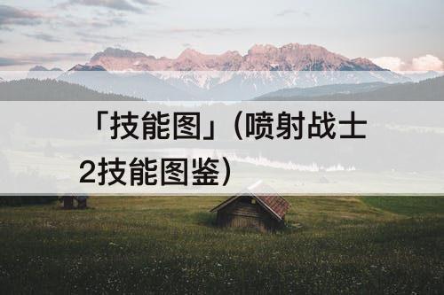 「技能图」(喷射战士2技能图鉴)