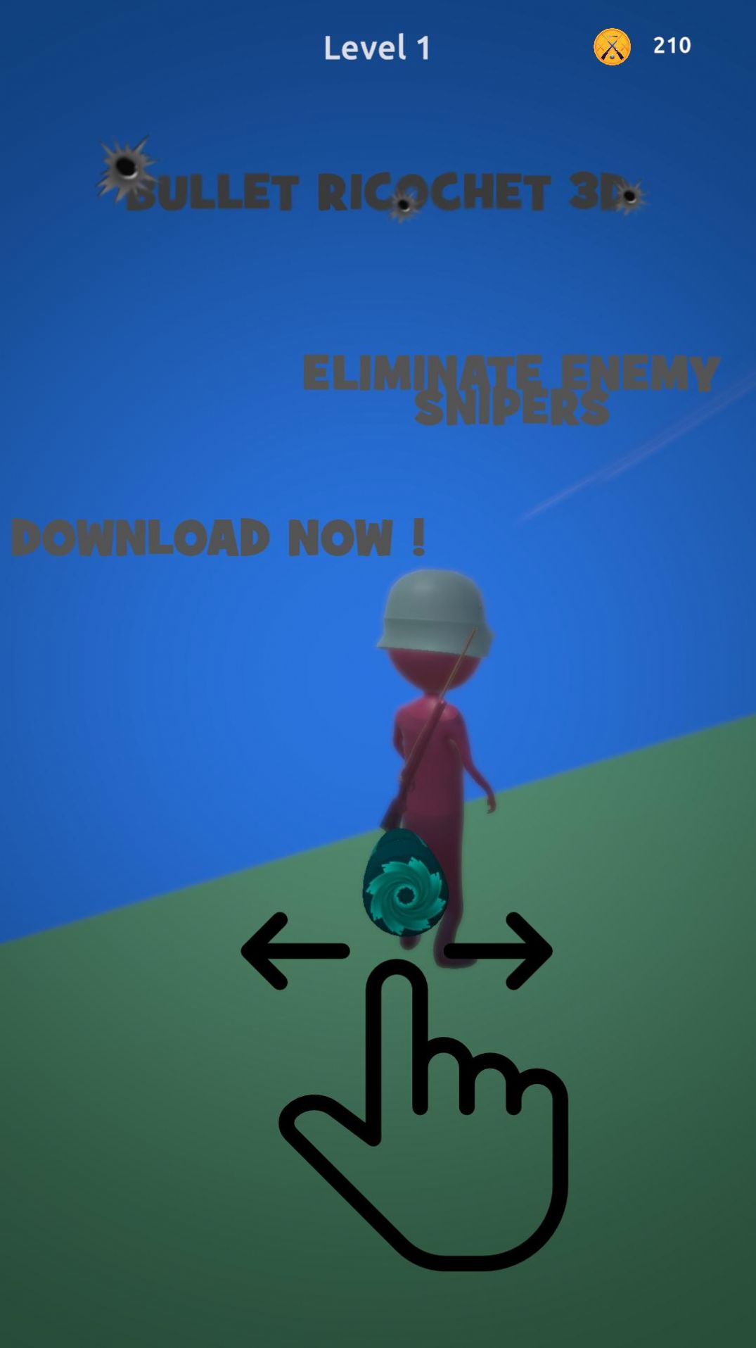 子弹跳弹3D