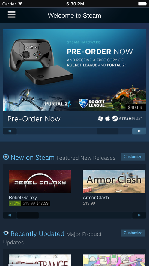 steam APP改中文