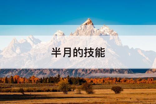 半月的技能