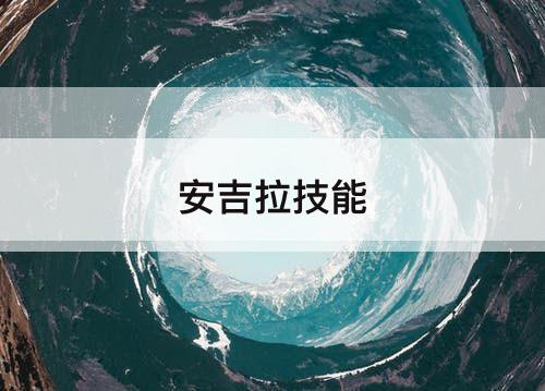 安吉拉技能