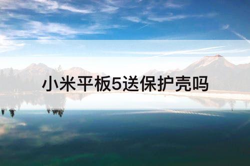 小米平板5送保护壳吗